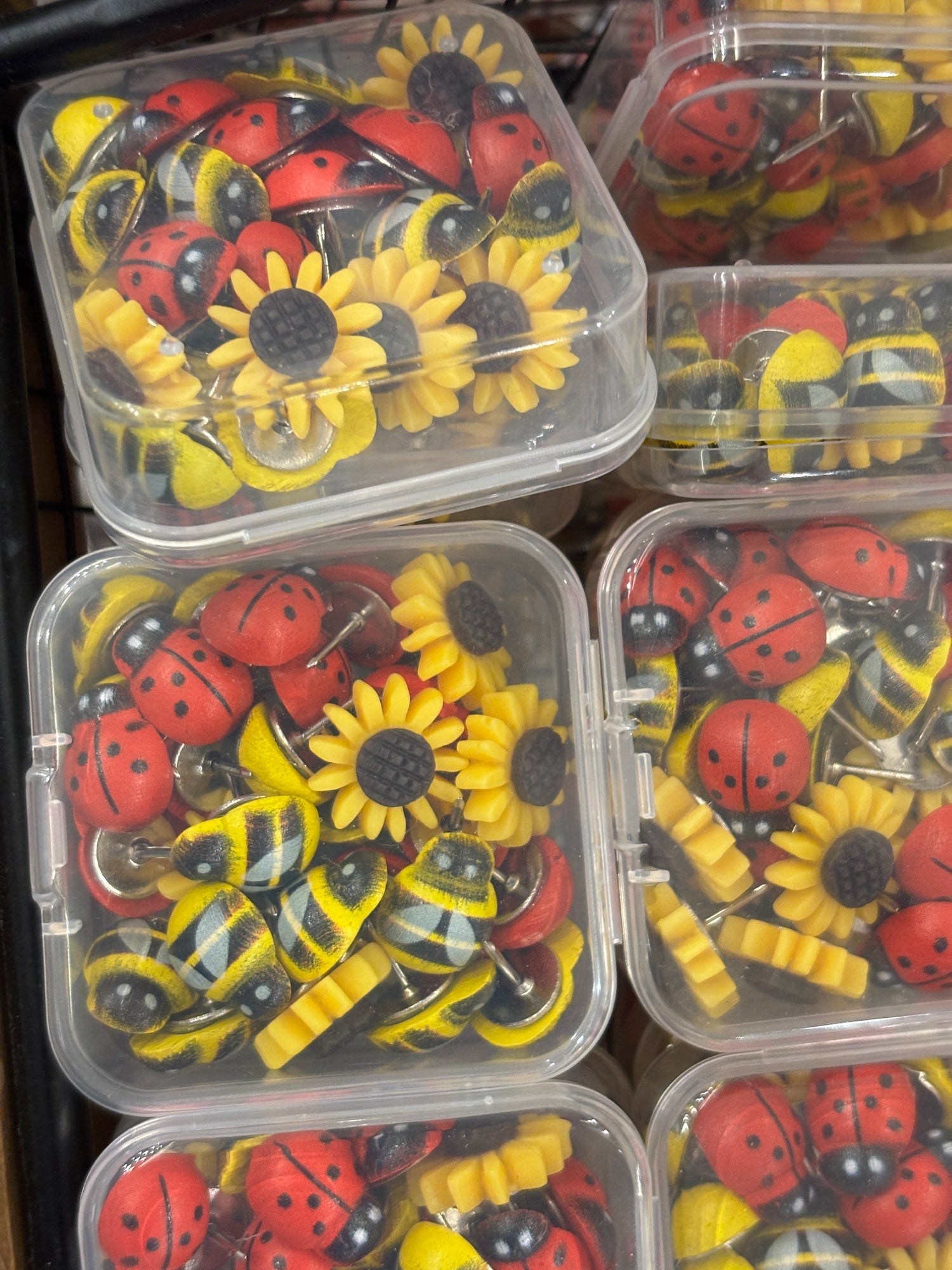 Insect and Flower Pushpin Thumbtacks