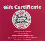 Gift Card - Bounty from the Boonies