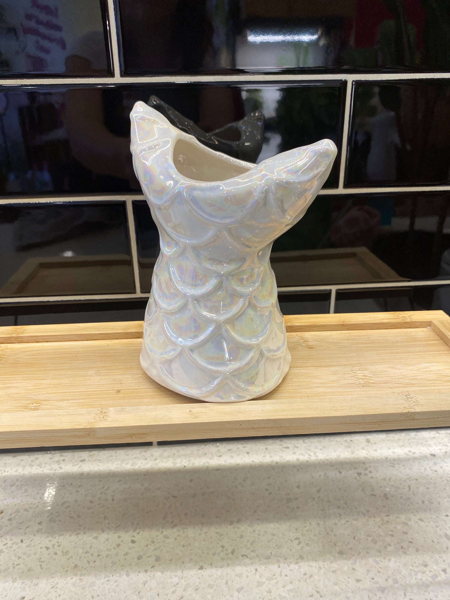 Tall Mermaid Pot