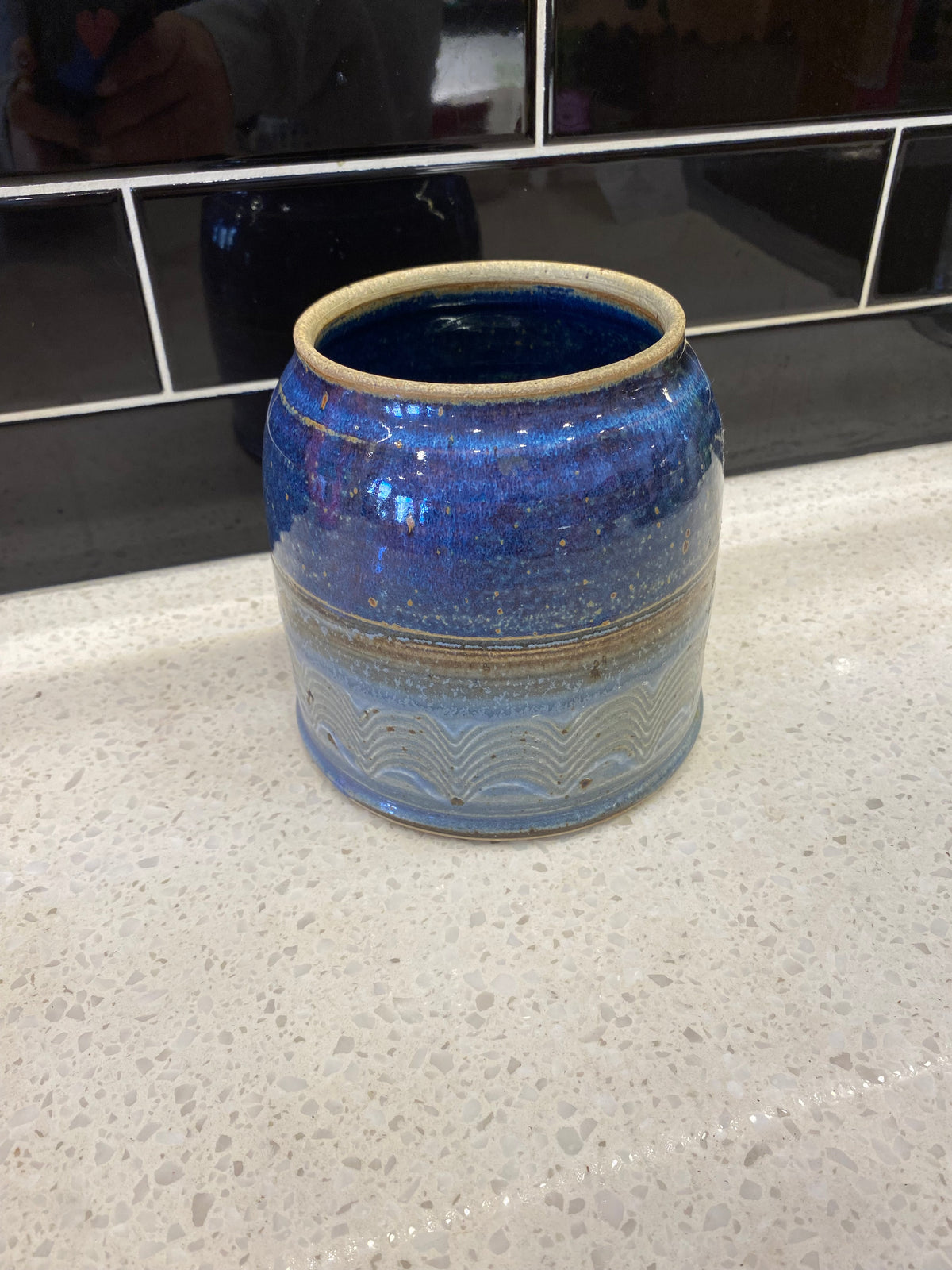 Detailed Blue Pot