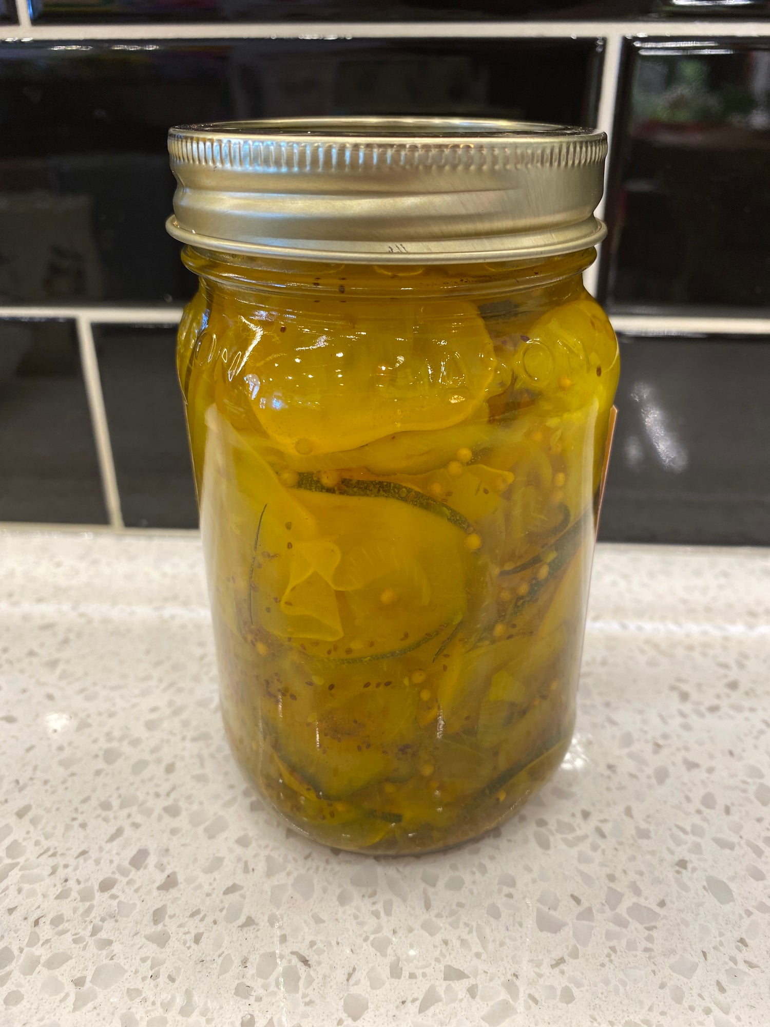 Zesty Zucchini + Onion Pickles