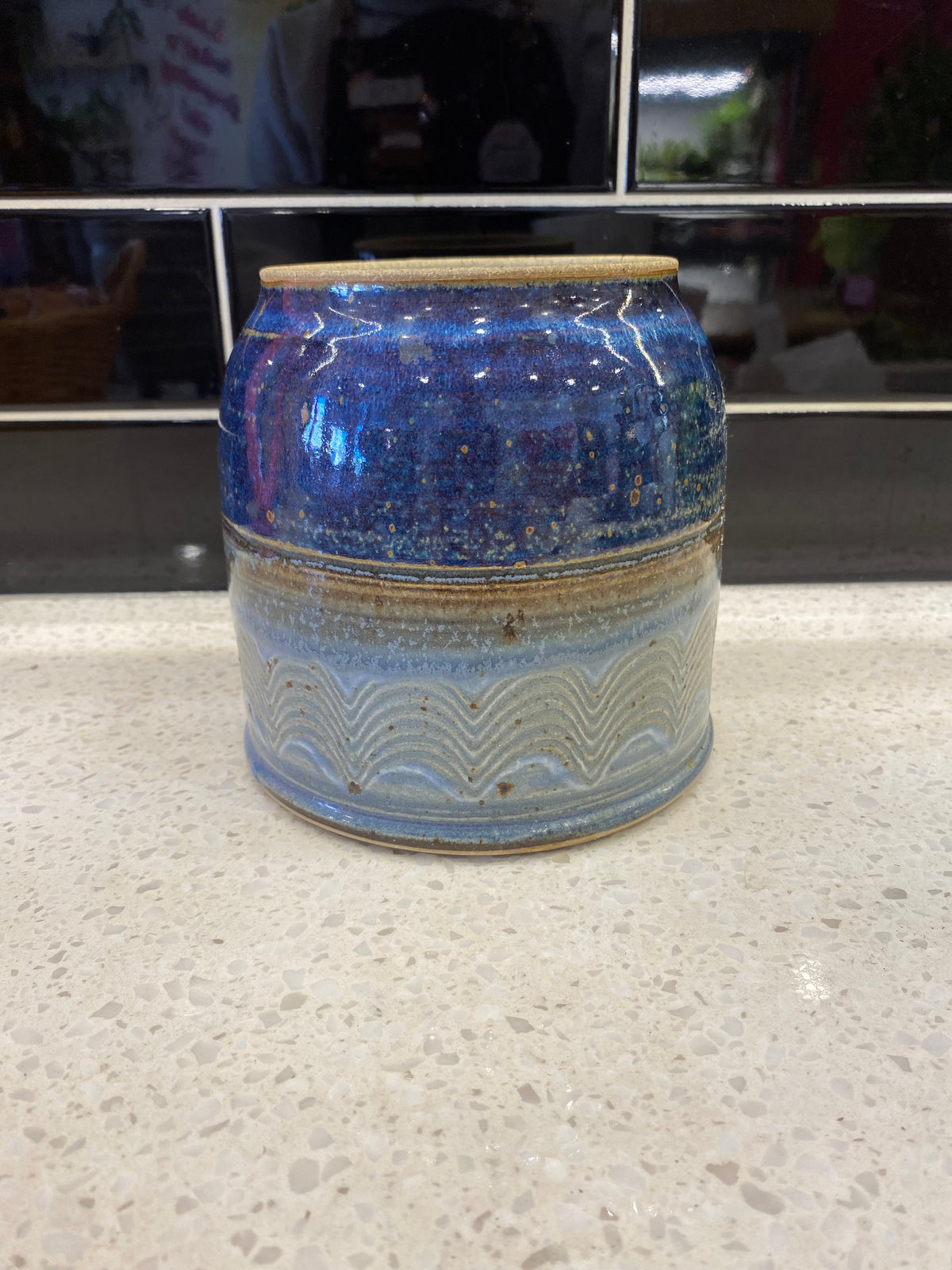 Detailed Blue Pot
