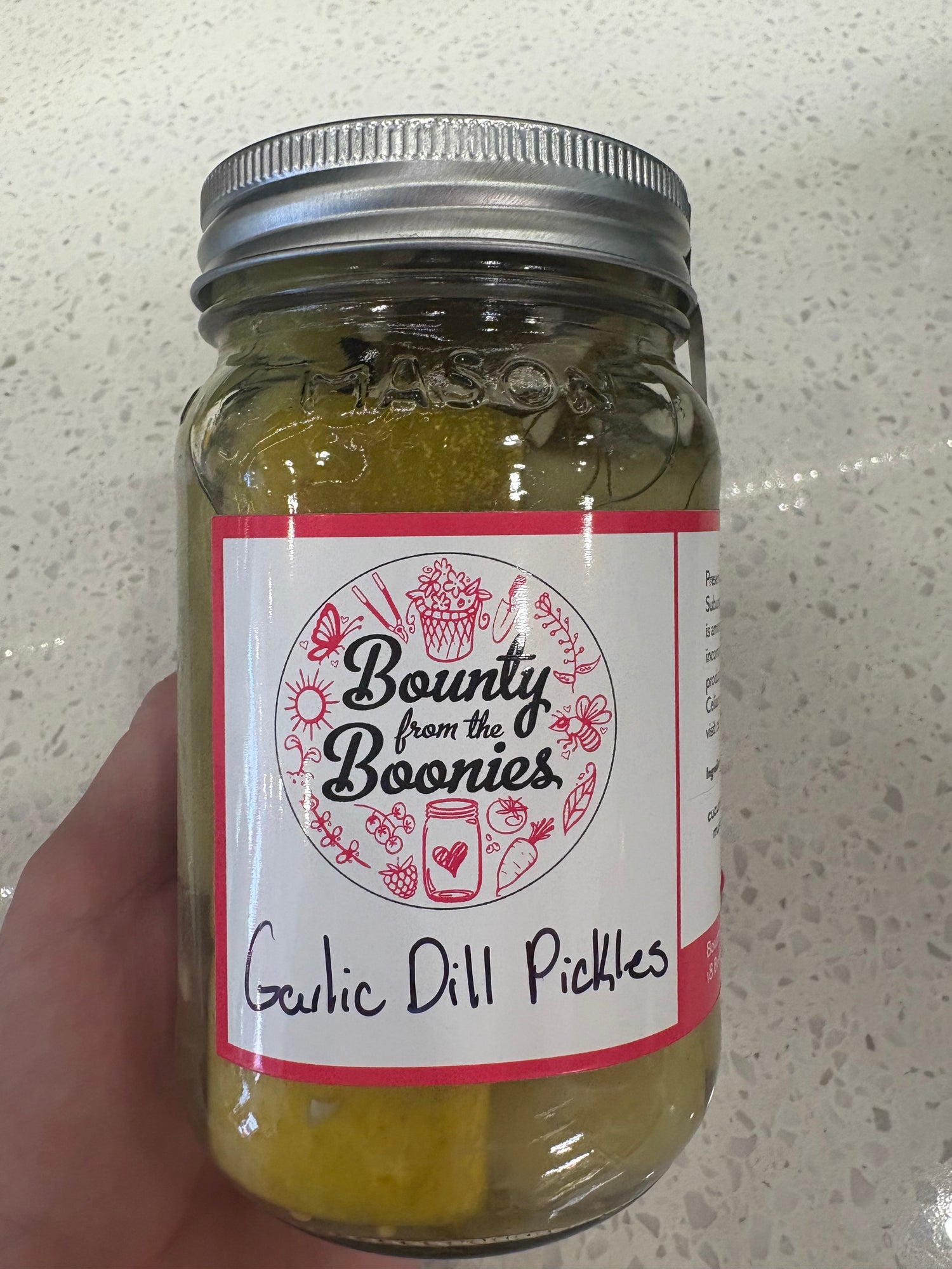 Garlic dill pickles