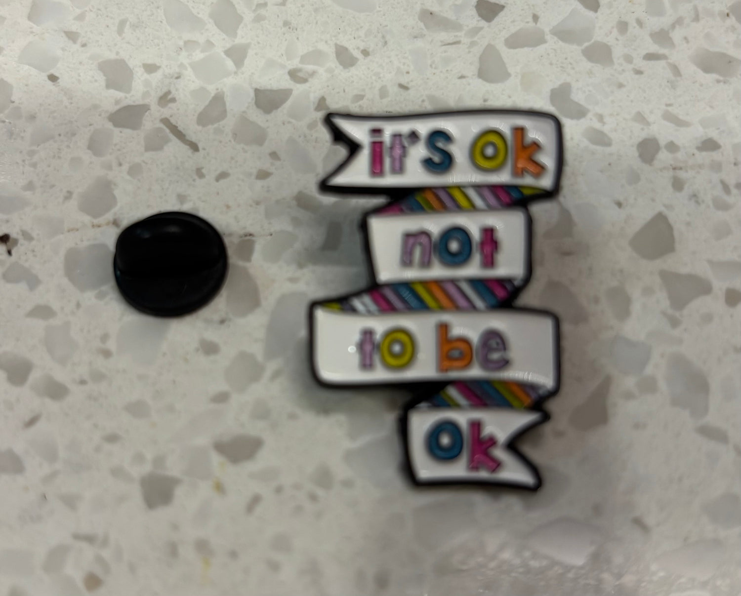 Mental Health Matters 💕 (It’s Ok Not To Be Ok) Enamel Pin
