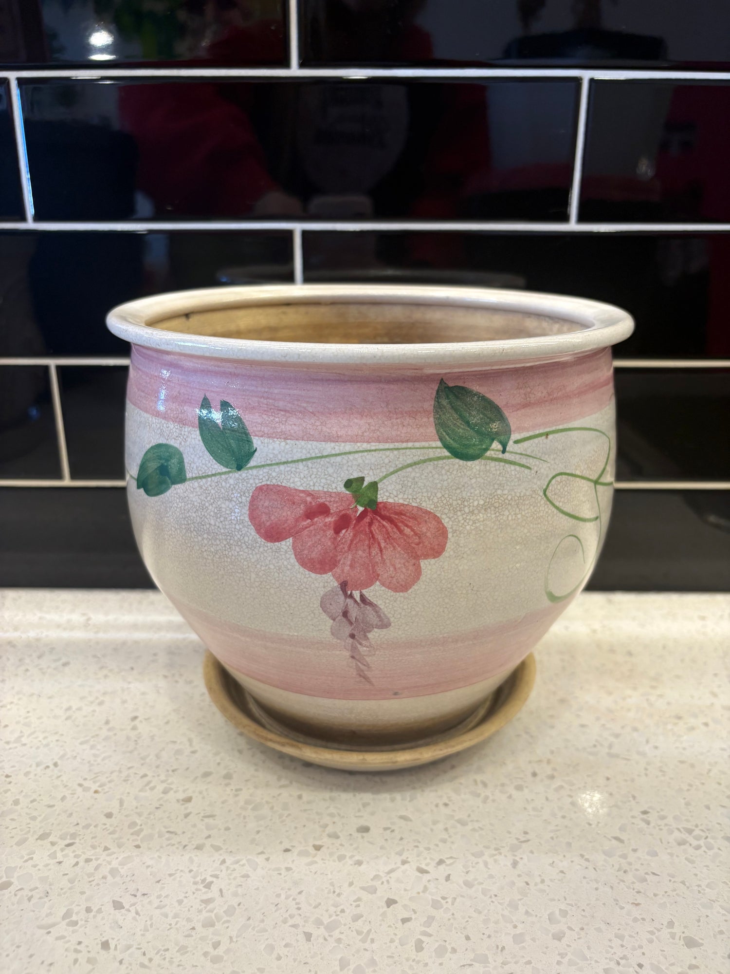 Large Flower Design Pot