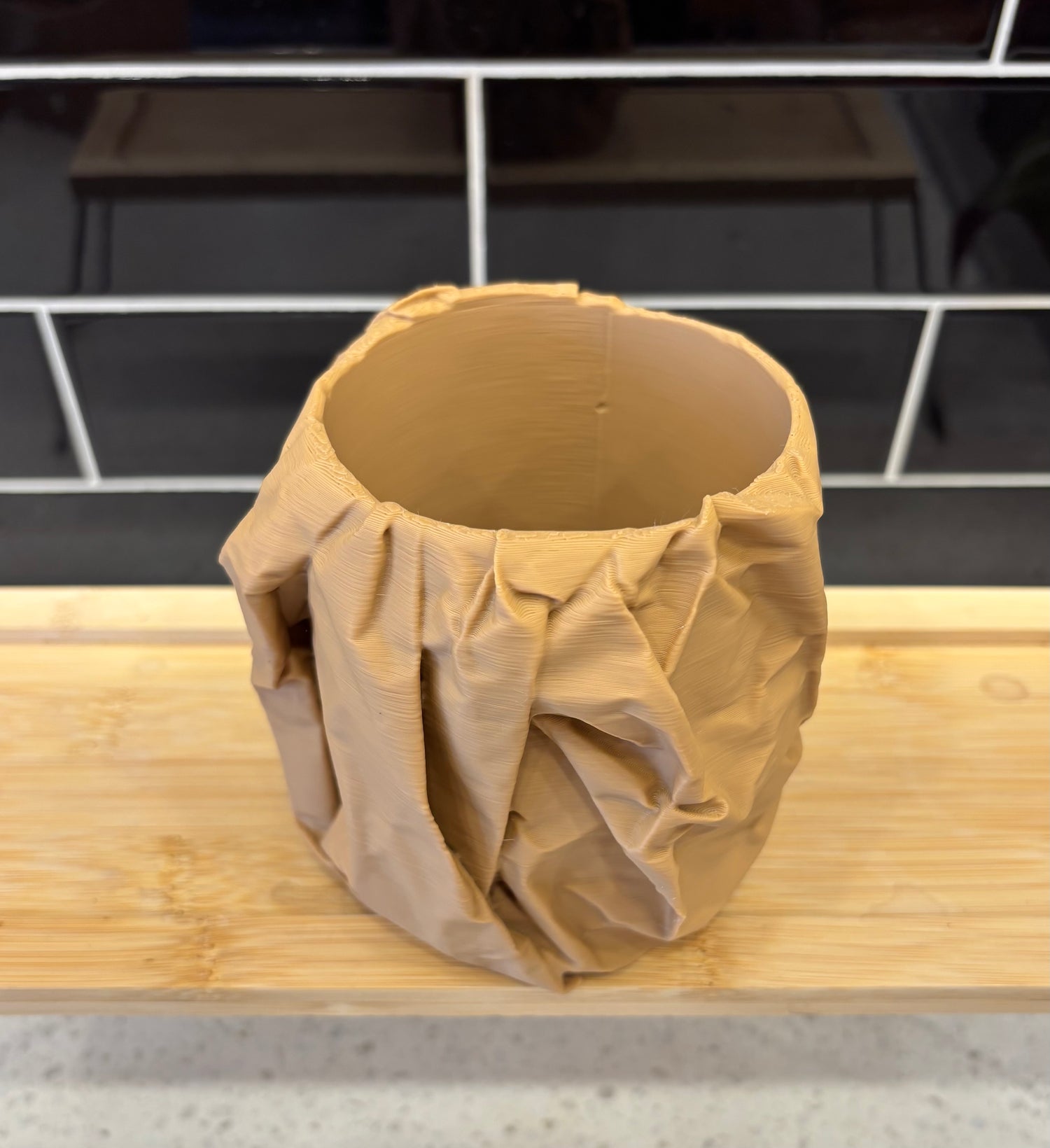 Ux 3D-Printed Round Paper Bag Pot