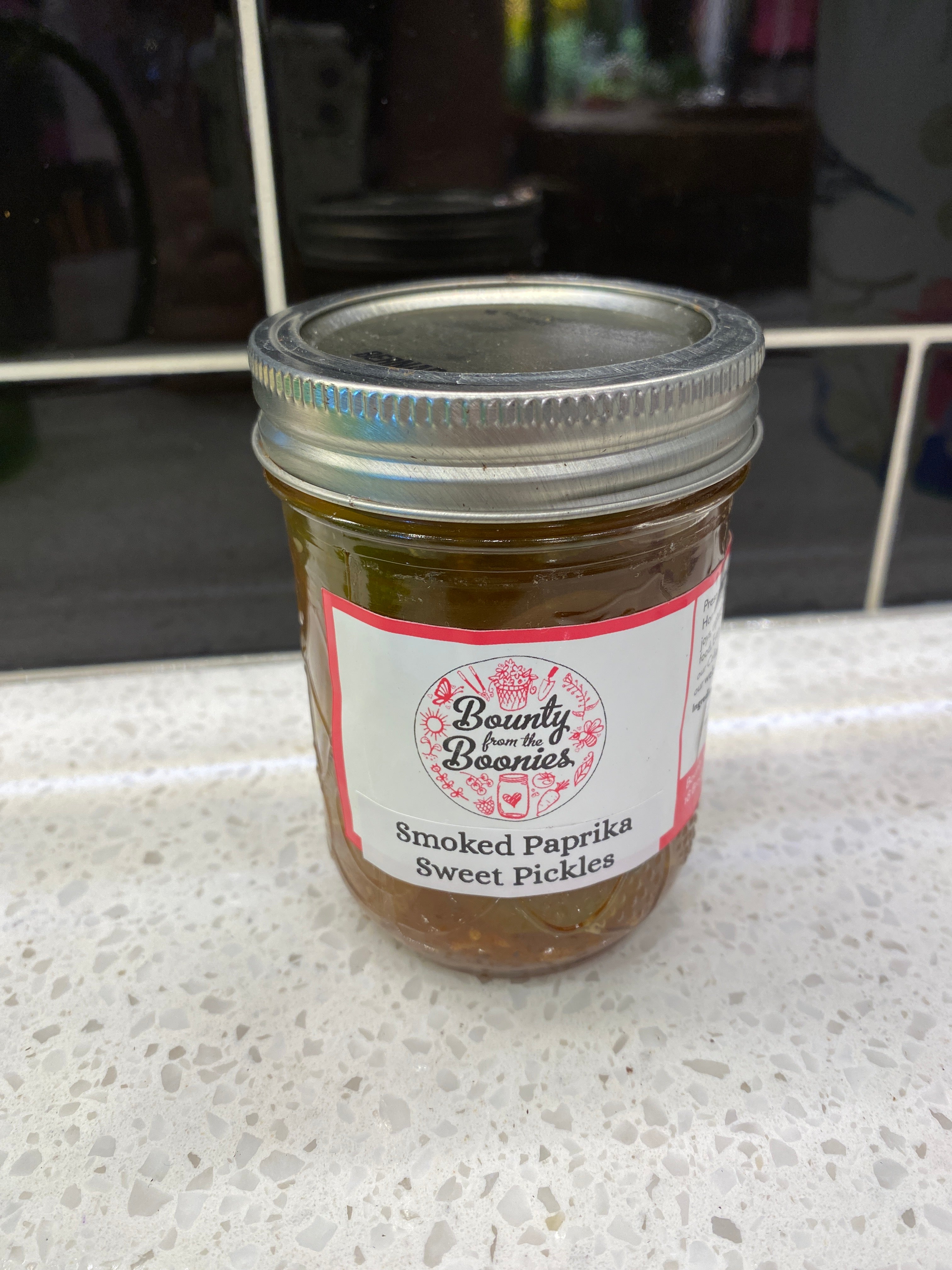 Smoked Paprika Sweet Pickles