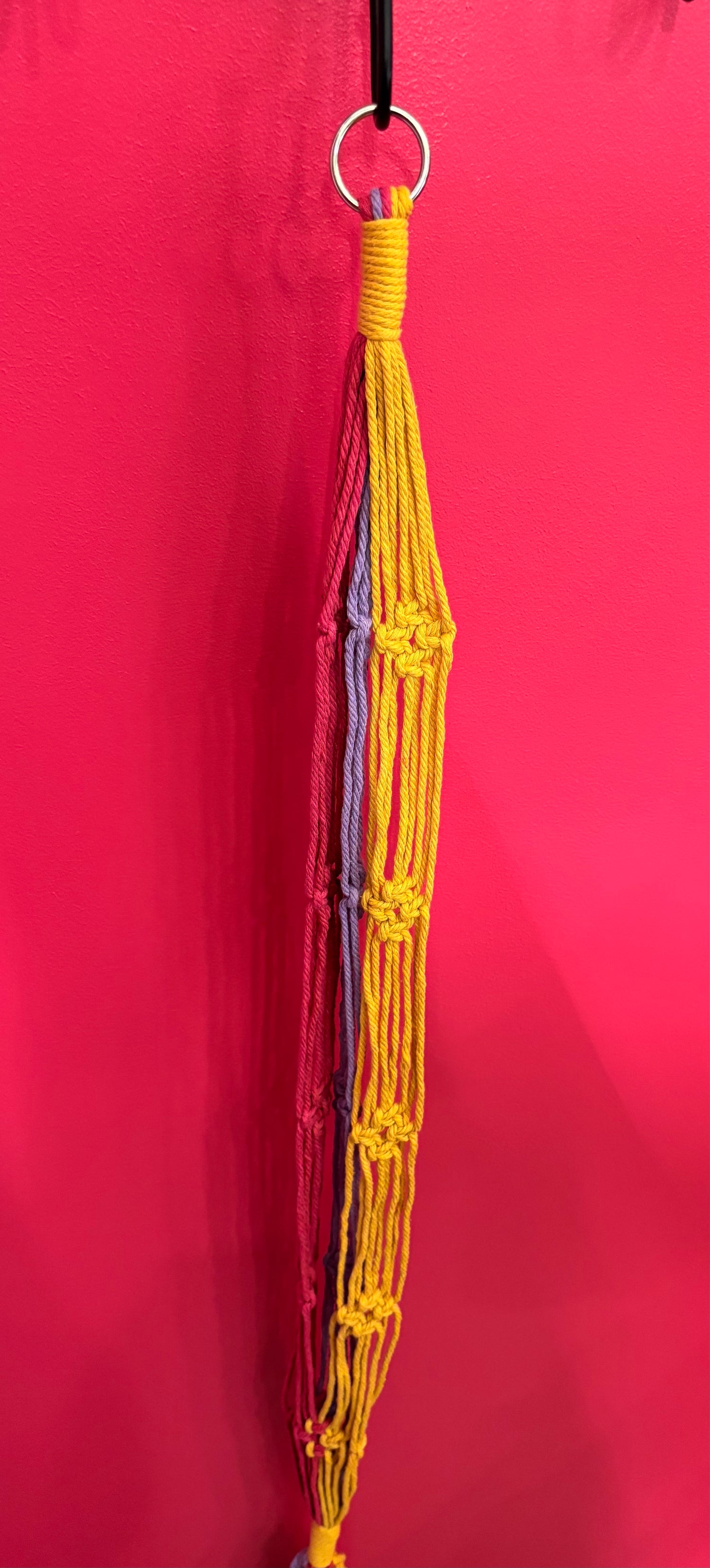 Macrame 3 Colour Single Holder