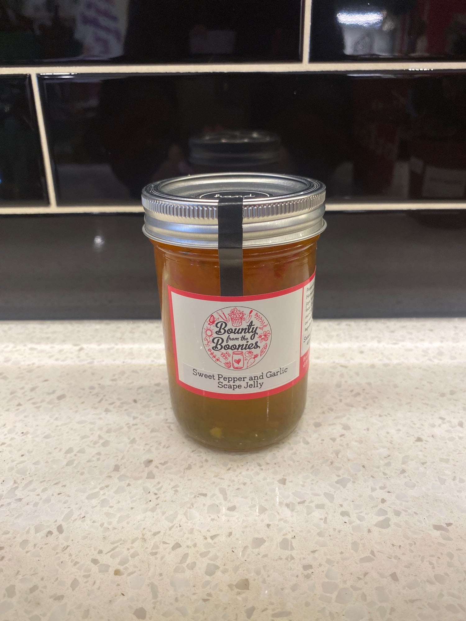Sweet Pepper and Garlic Scape Jelly