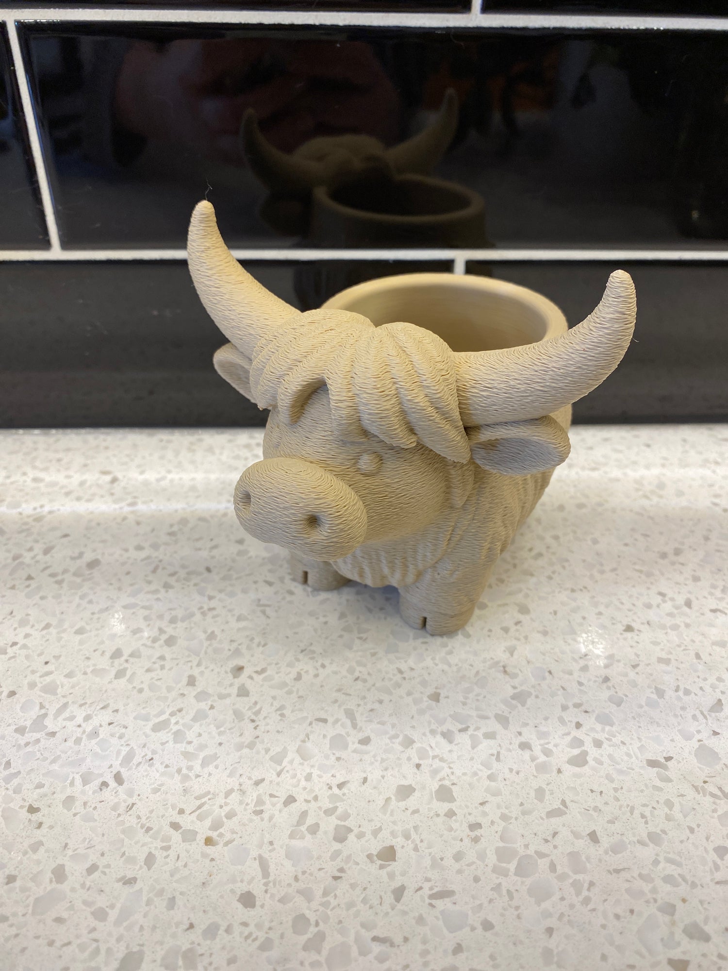 Ux 3D-Printed Highland Cow