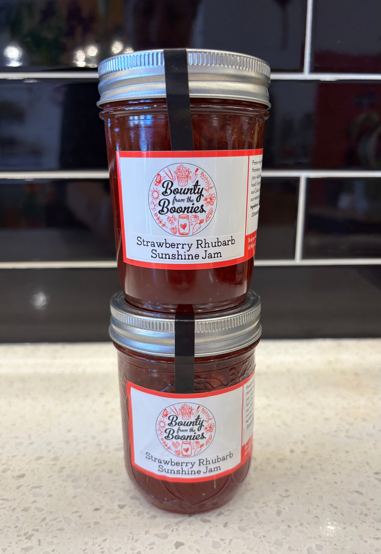 Strawberry Rhubarb Sunshine Jam 250 ml