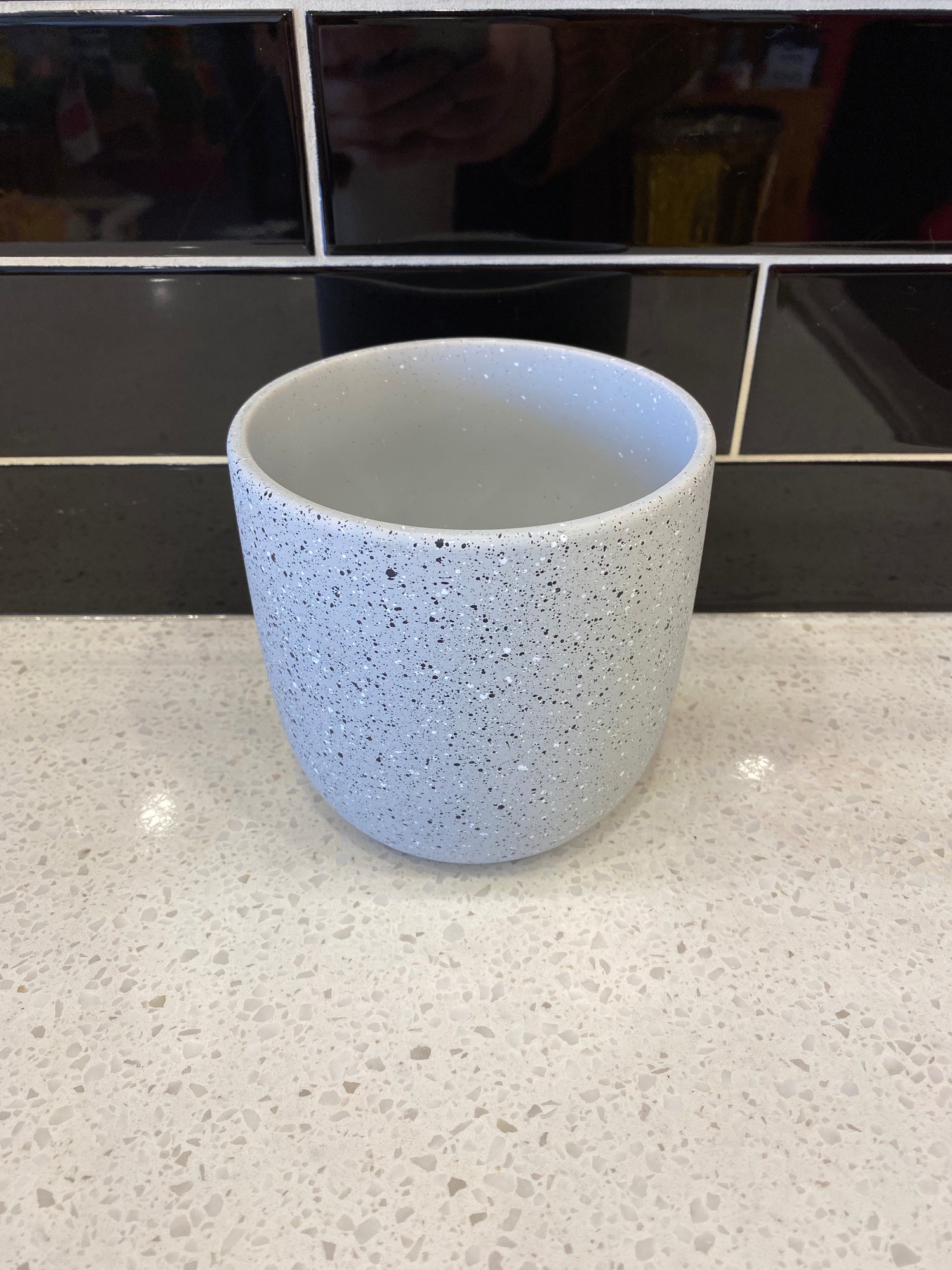 Medium Grey Speckled Pot