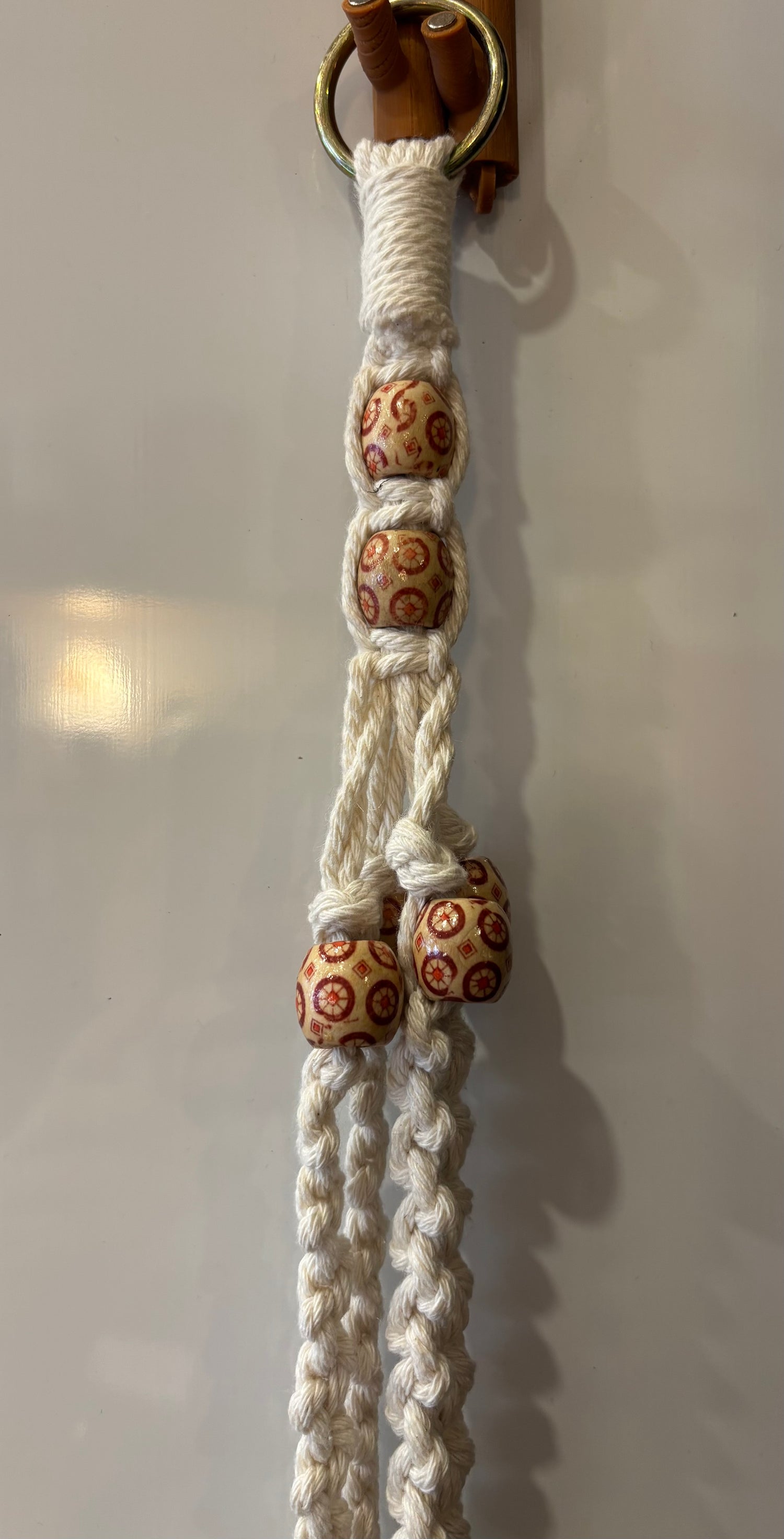 Macrame Single Hanger w/ Beads