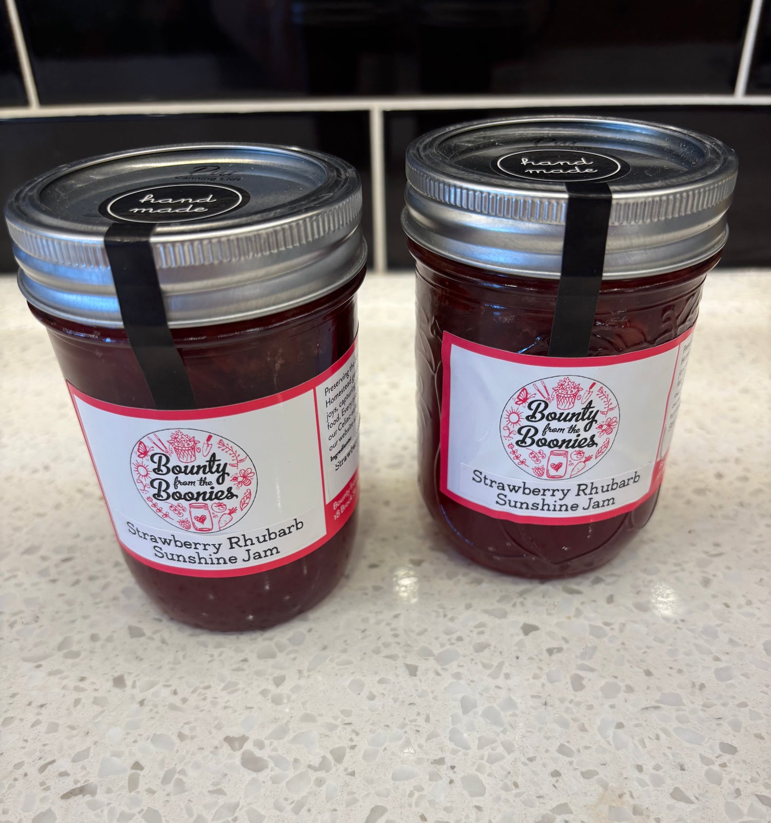 Strawberry Rhubarb Sunshine Jam 250 ml