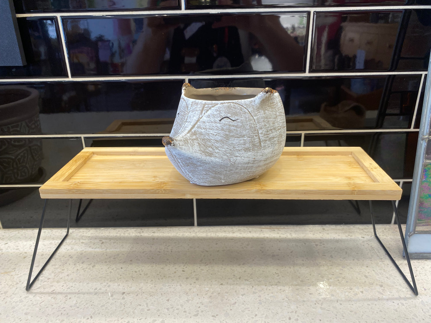 Glazed Terracotta Badger Pot