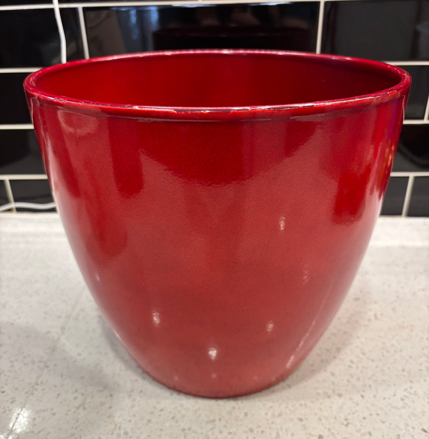Large Red Pot