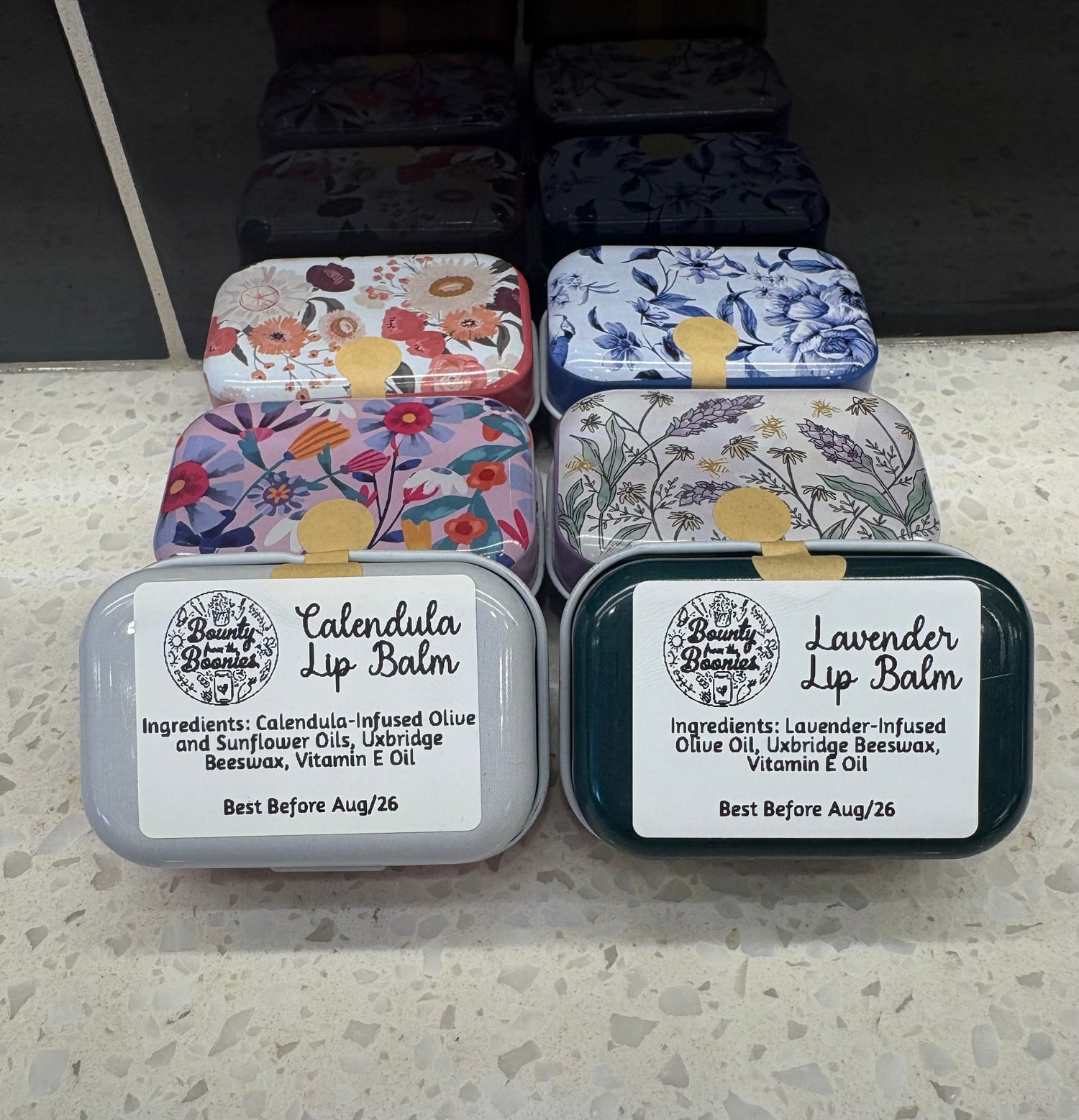 Lavender and Calendula Lip Balm