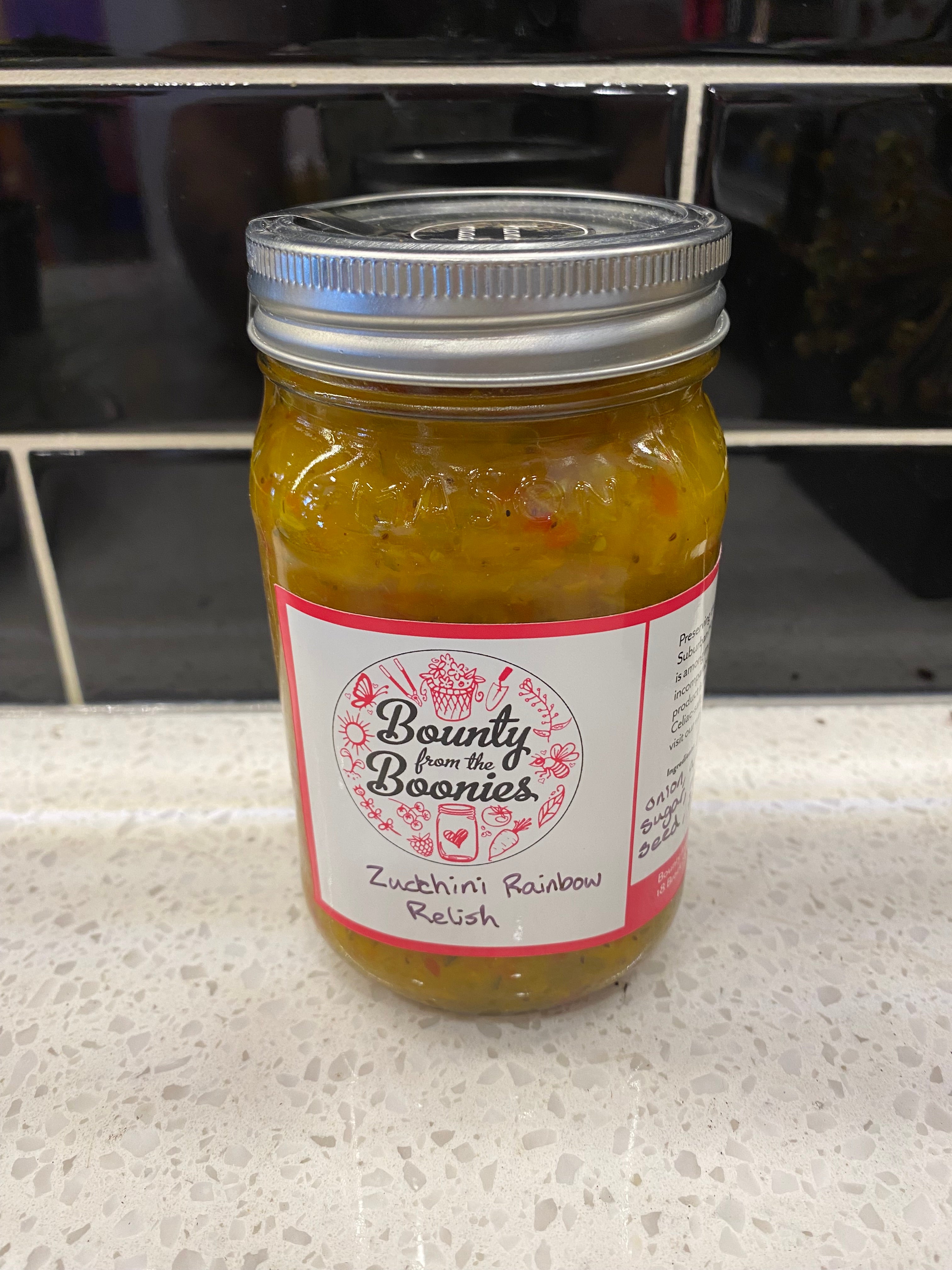 Zucchini Rainbow Relish