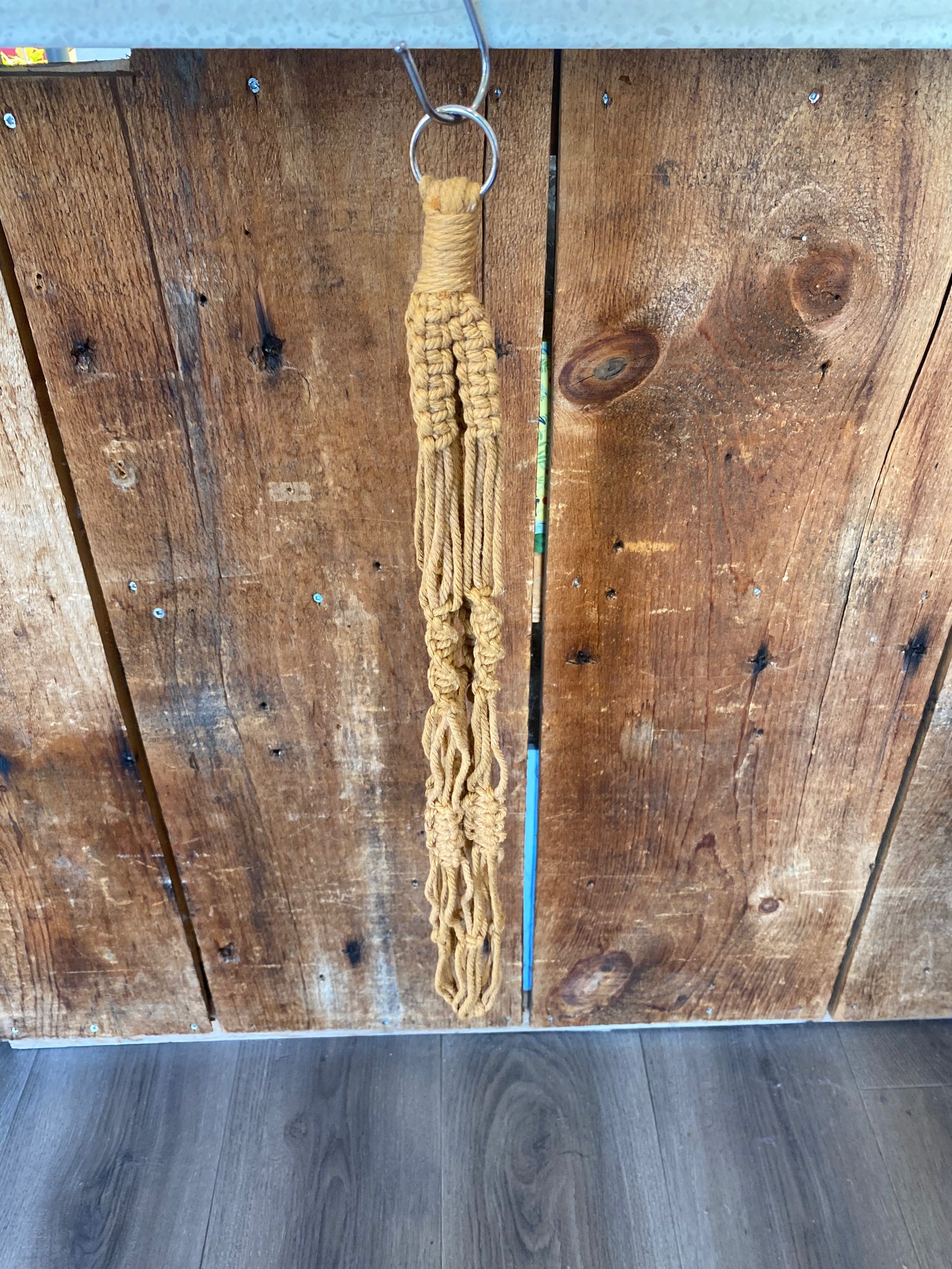 Short Brown Macrame