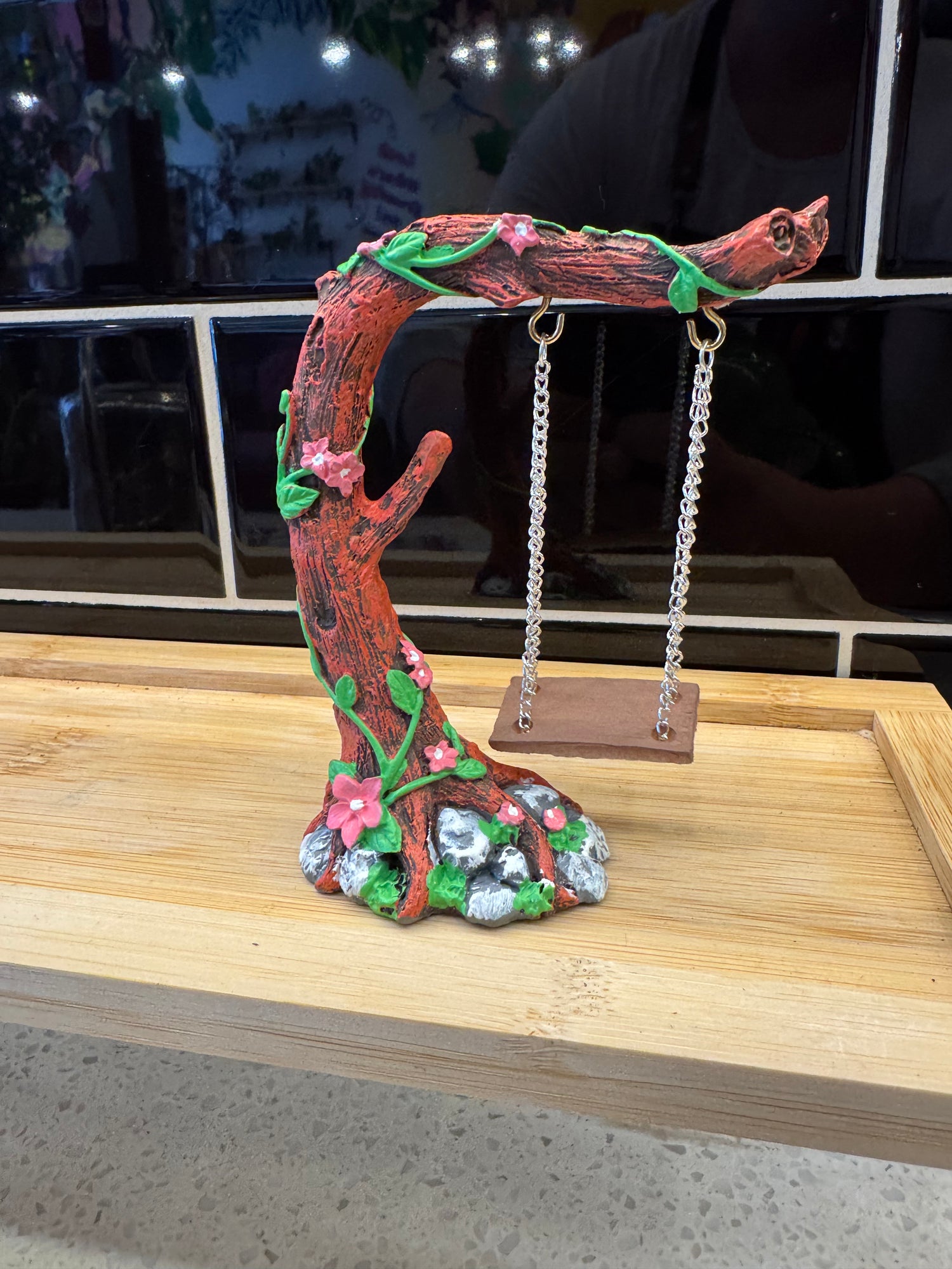 Fairy Garden Tree Swing Set