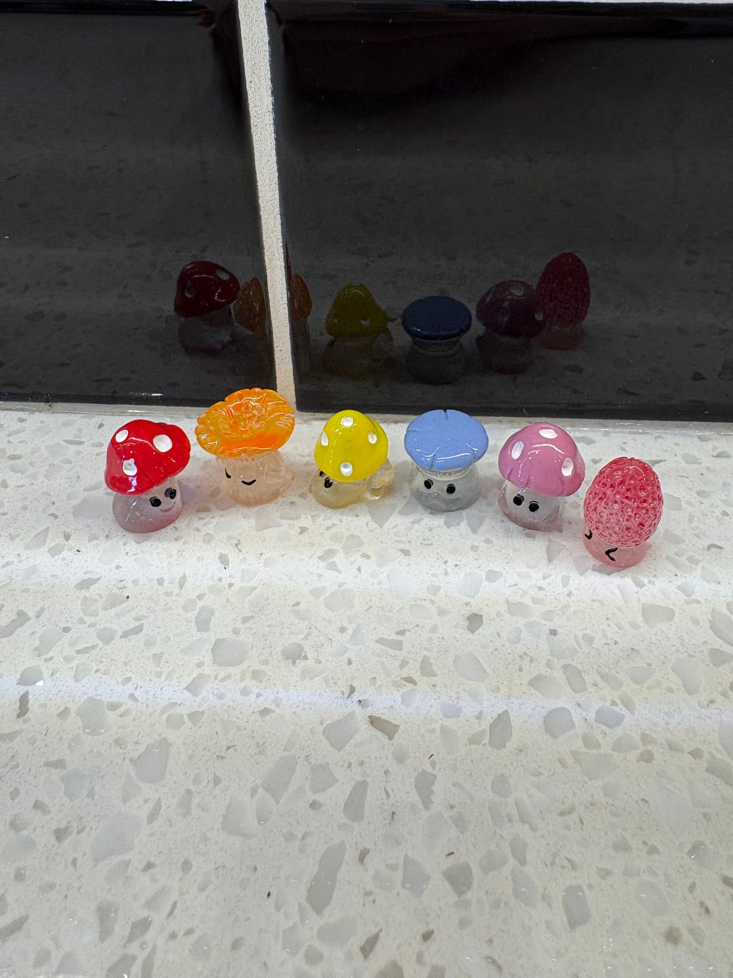 Collectible Mini Mushroom Set