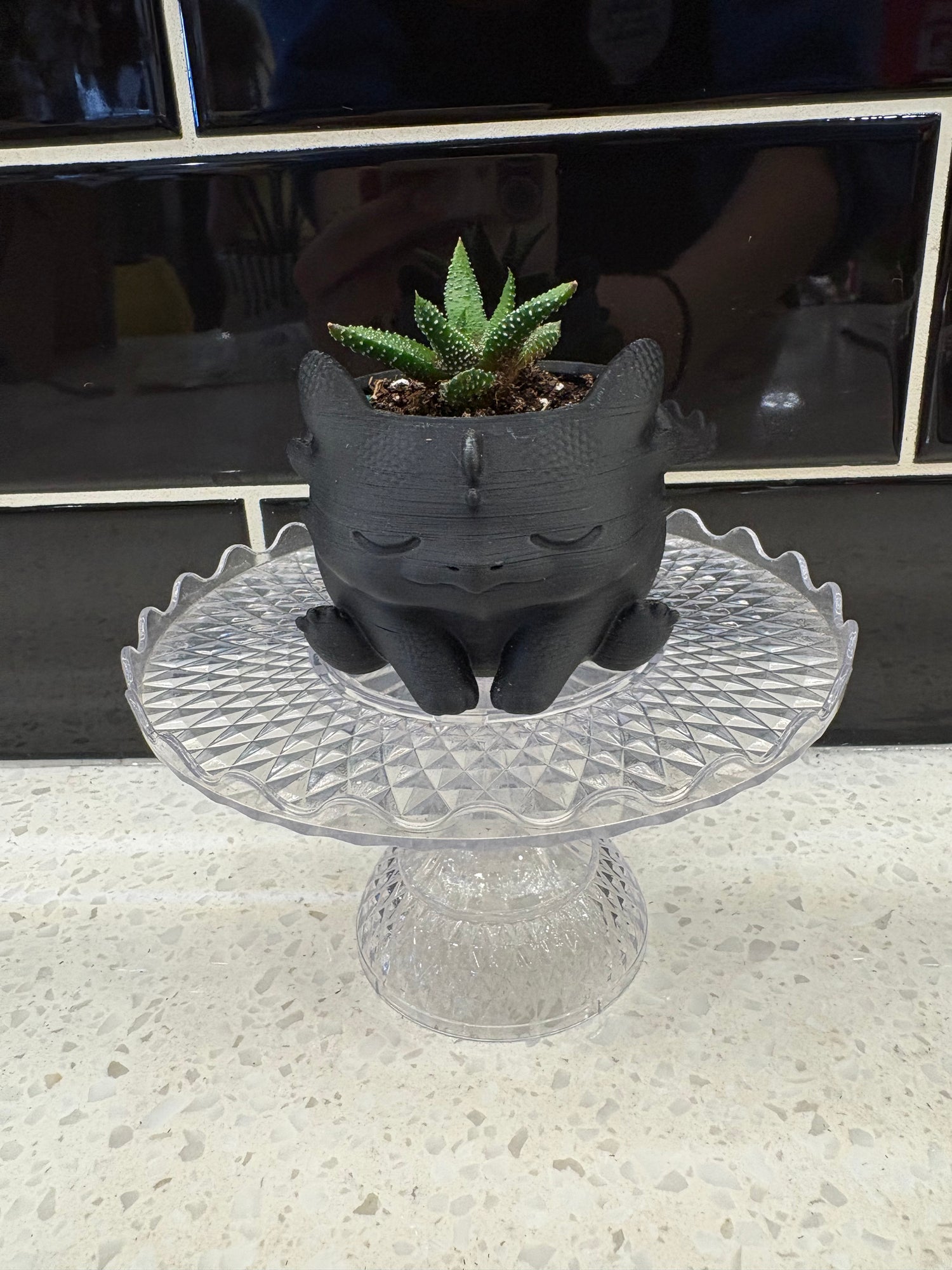 Succulent Potted Into Toothless The Dragon Ux 3D-Prints Pot