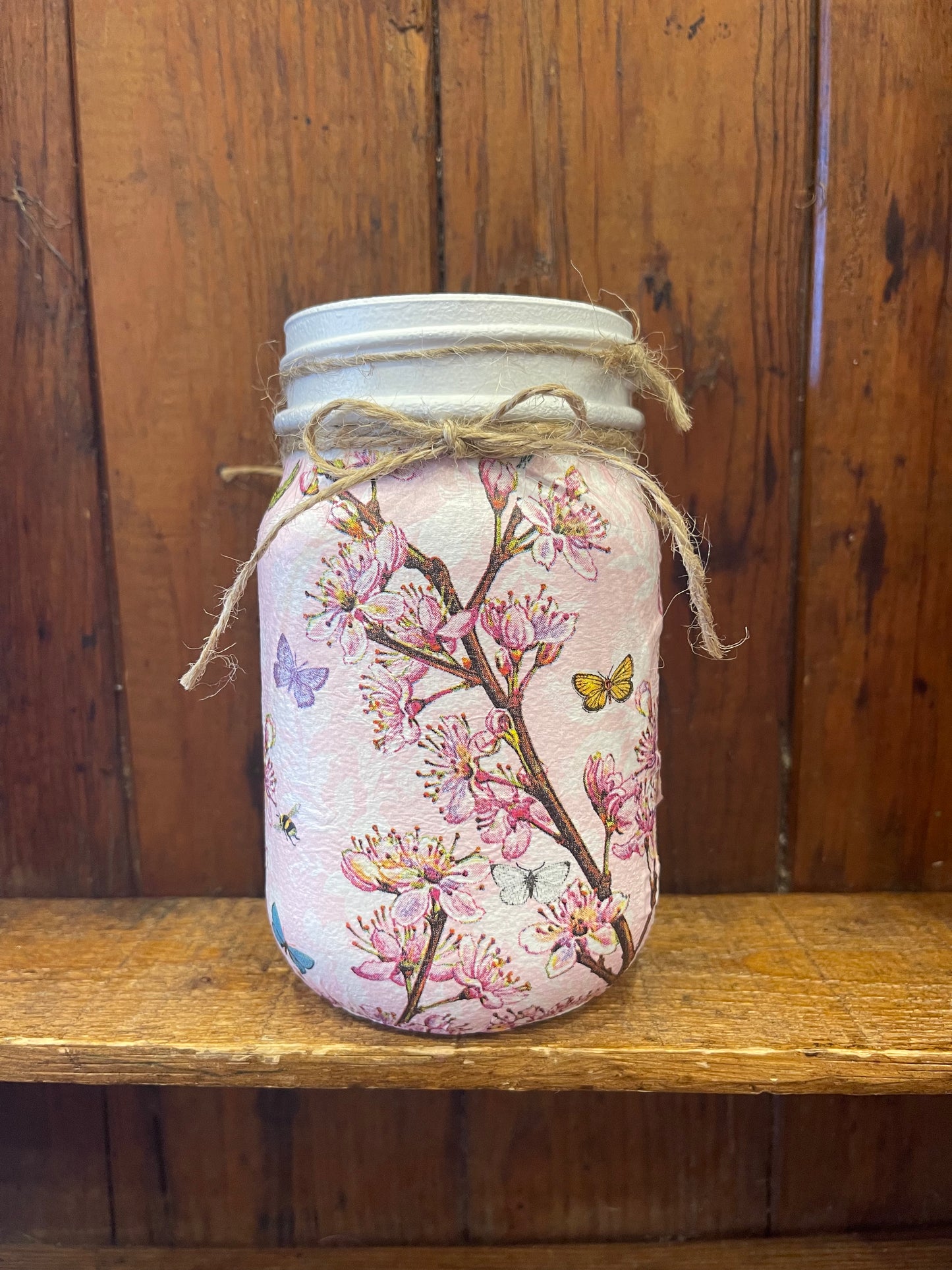 Upcycled Medium Mason Jars