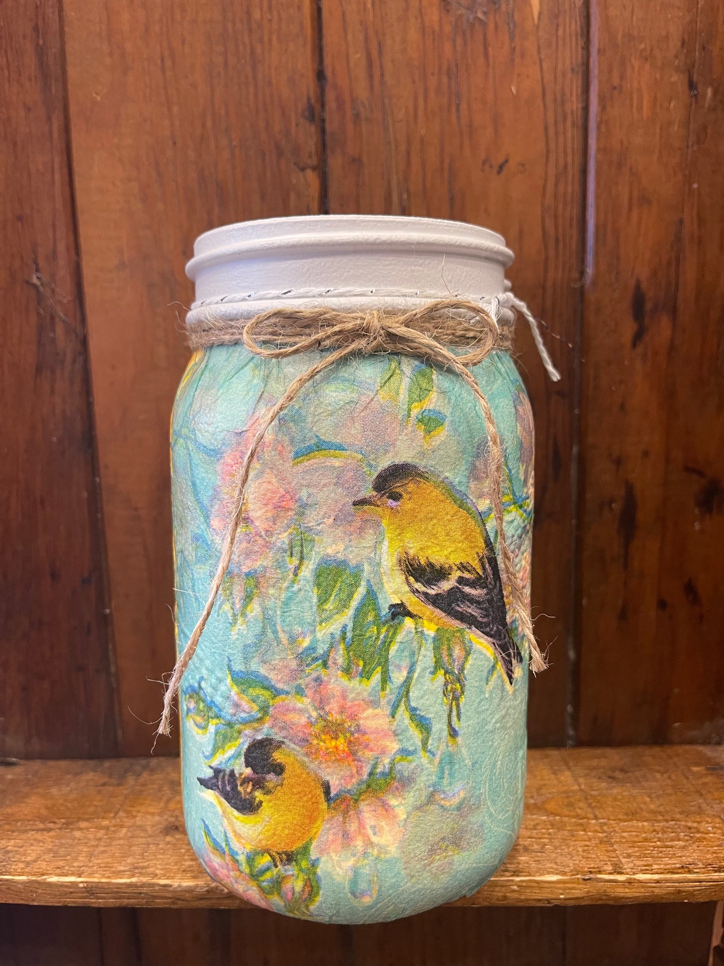 Upcycled Large Mason Jars