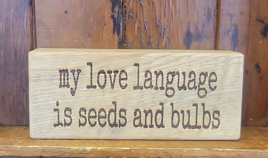 Wooden Blocks w/message