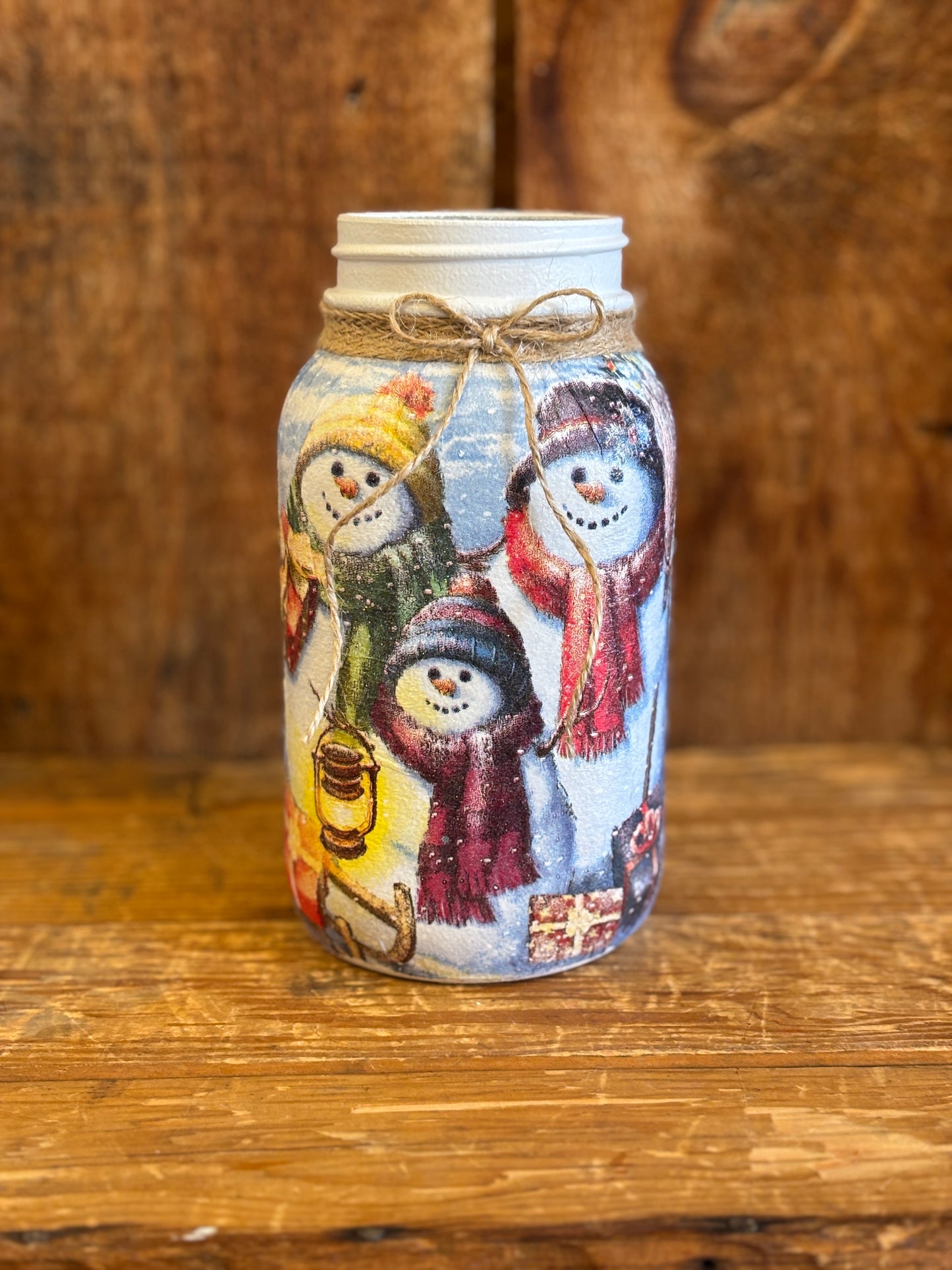 Upcycled Large Mason Jars