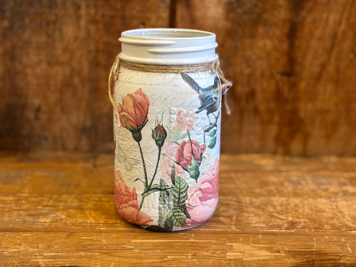 Upcycled Large Mason Jars