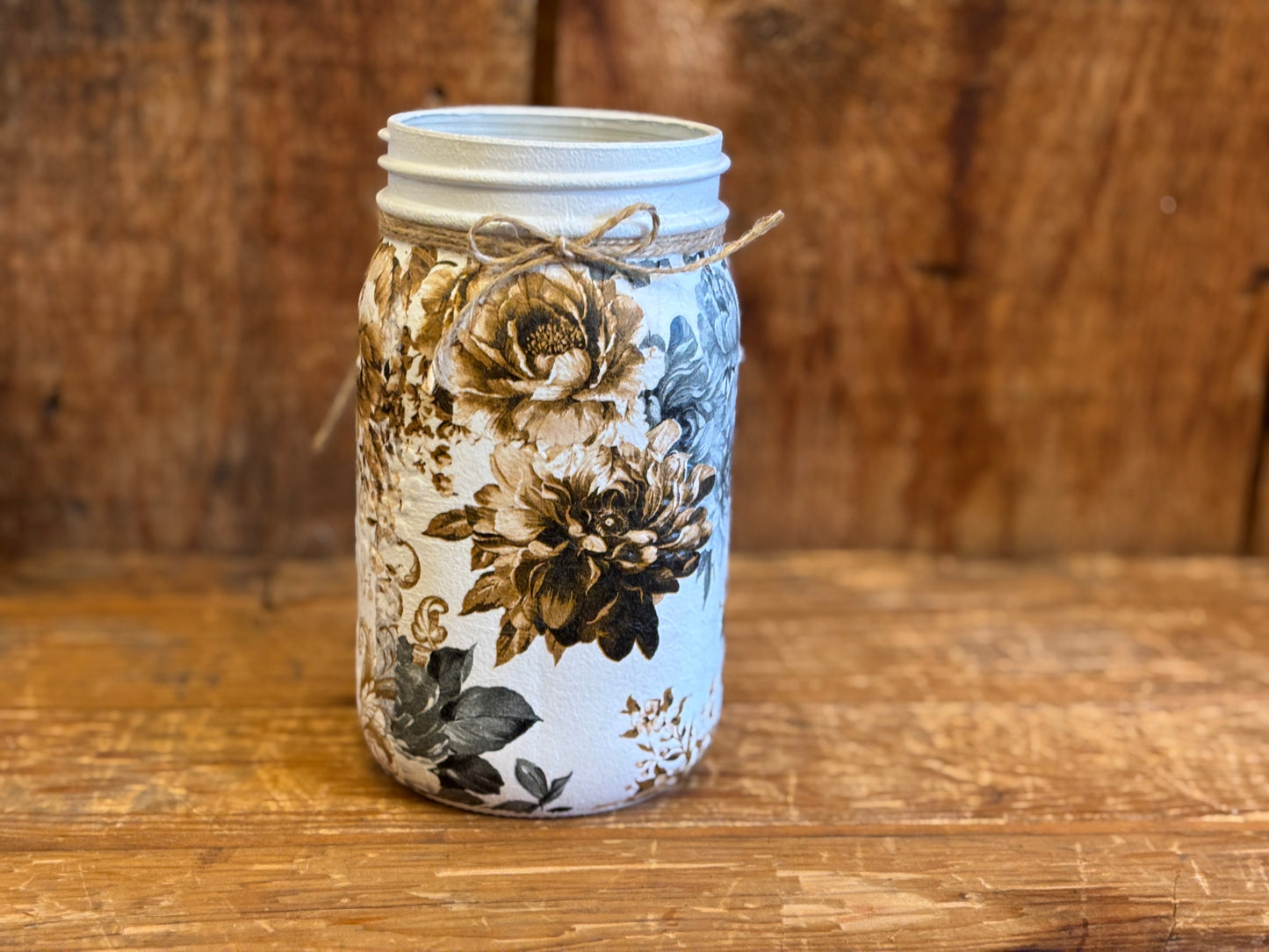 Upcycled Large Mason Jars