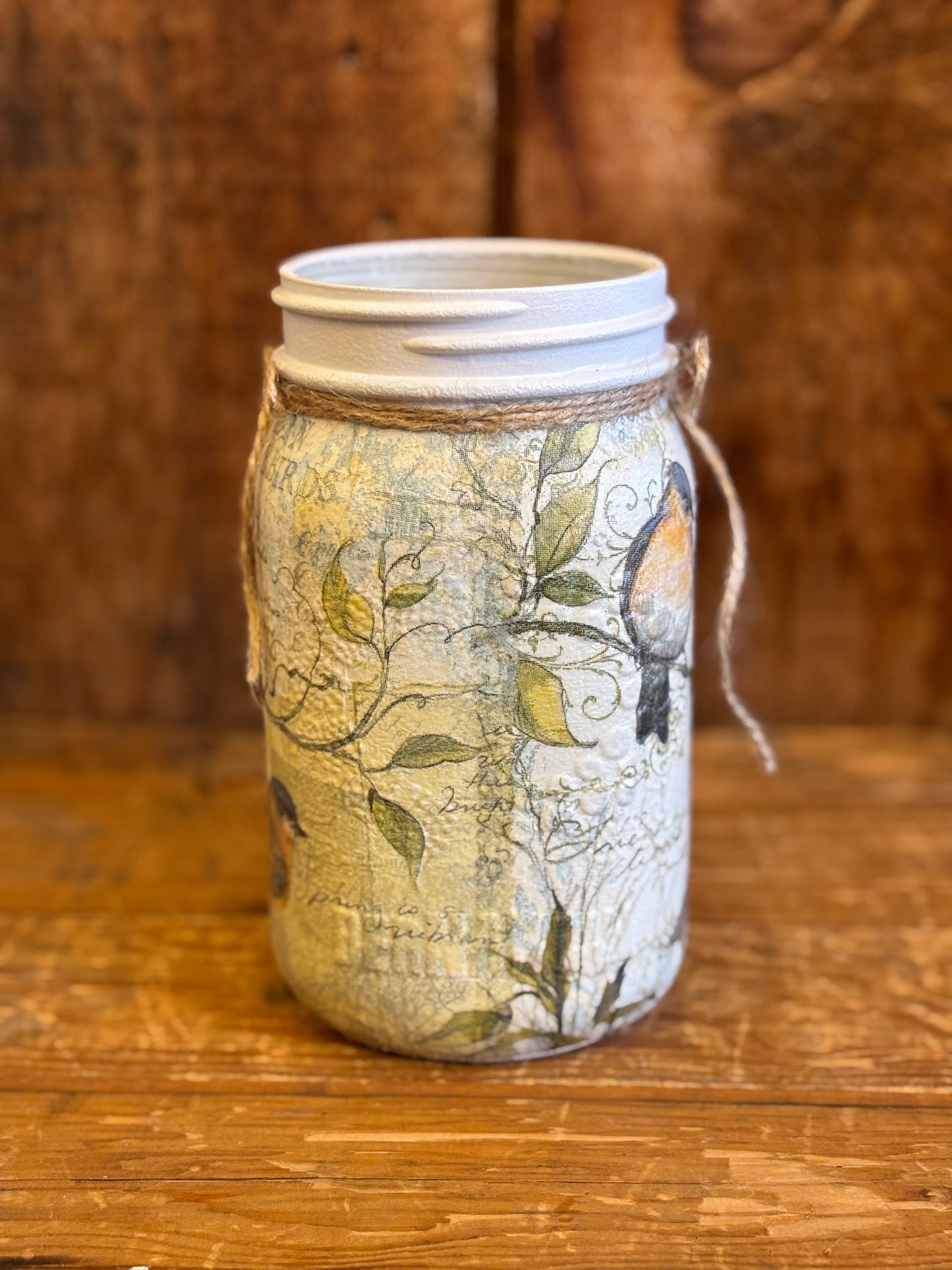 Upcycled Large Mason Jars