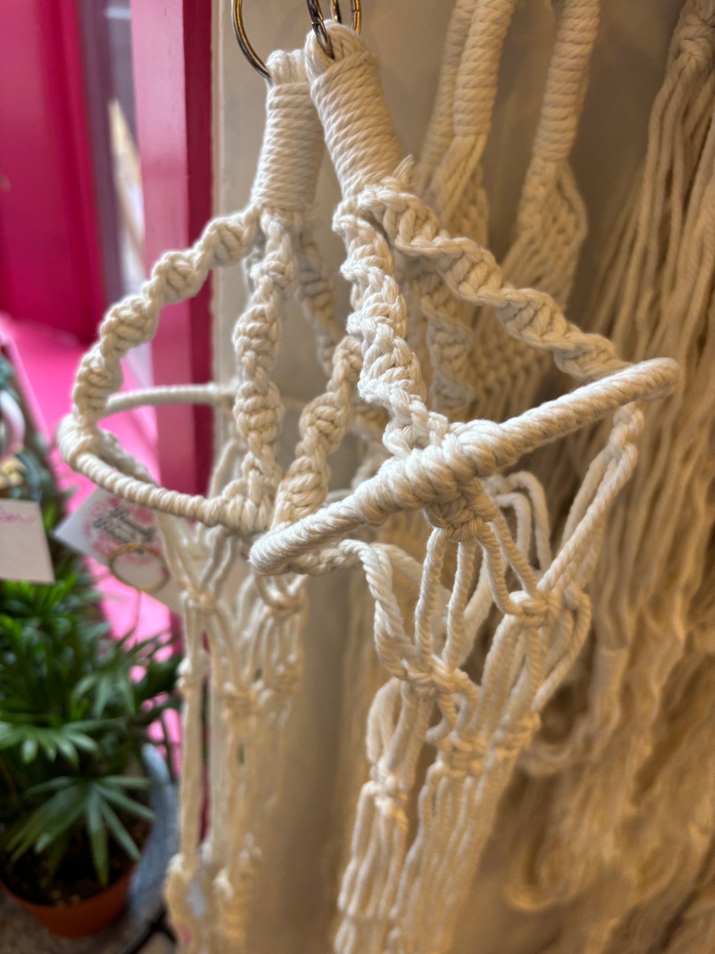 Macrame Hangers - white