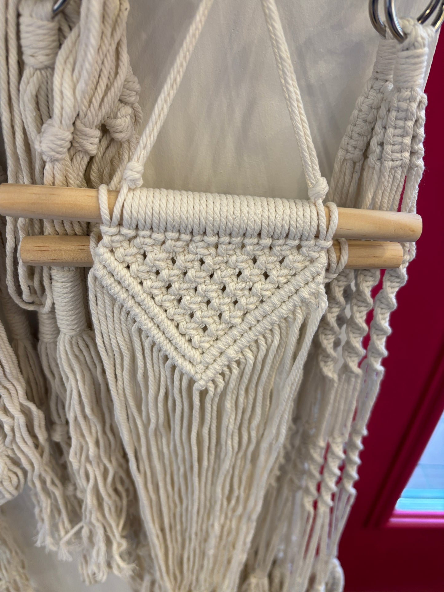 Macrame Hangers - white