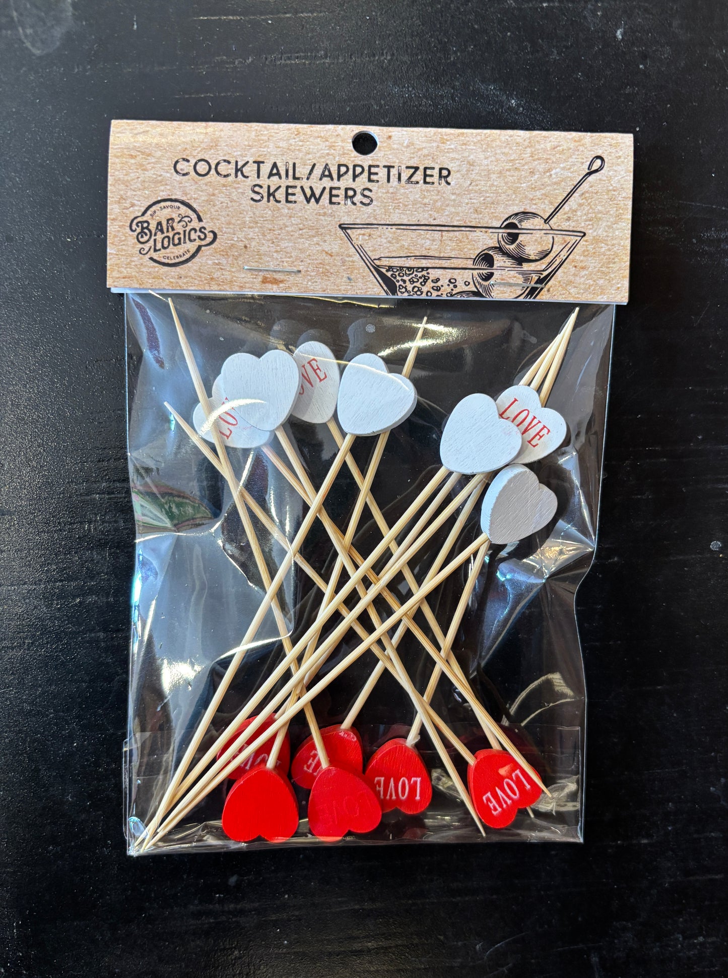 Wooden Skewers - hearts