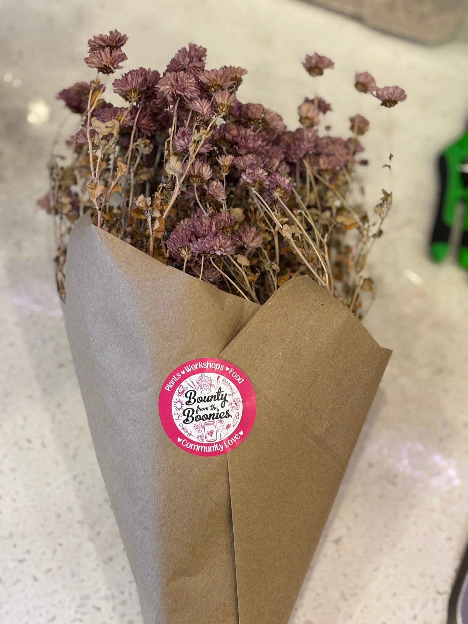 Dried Mum Bouquets