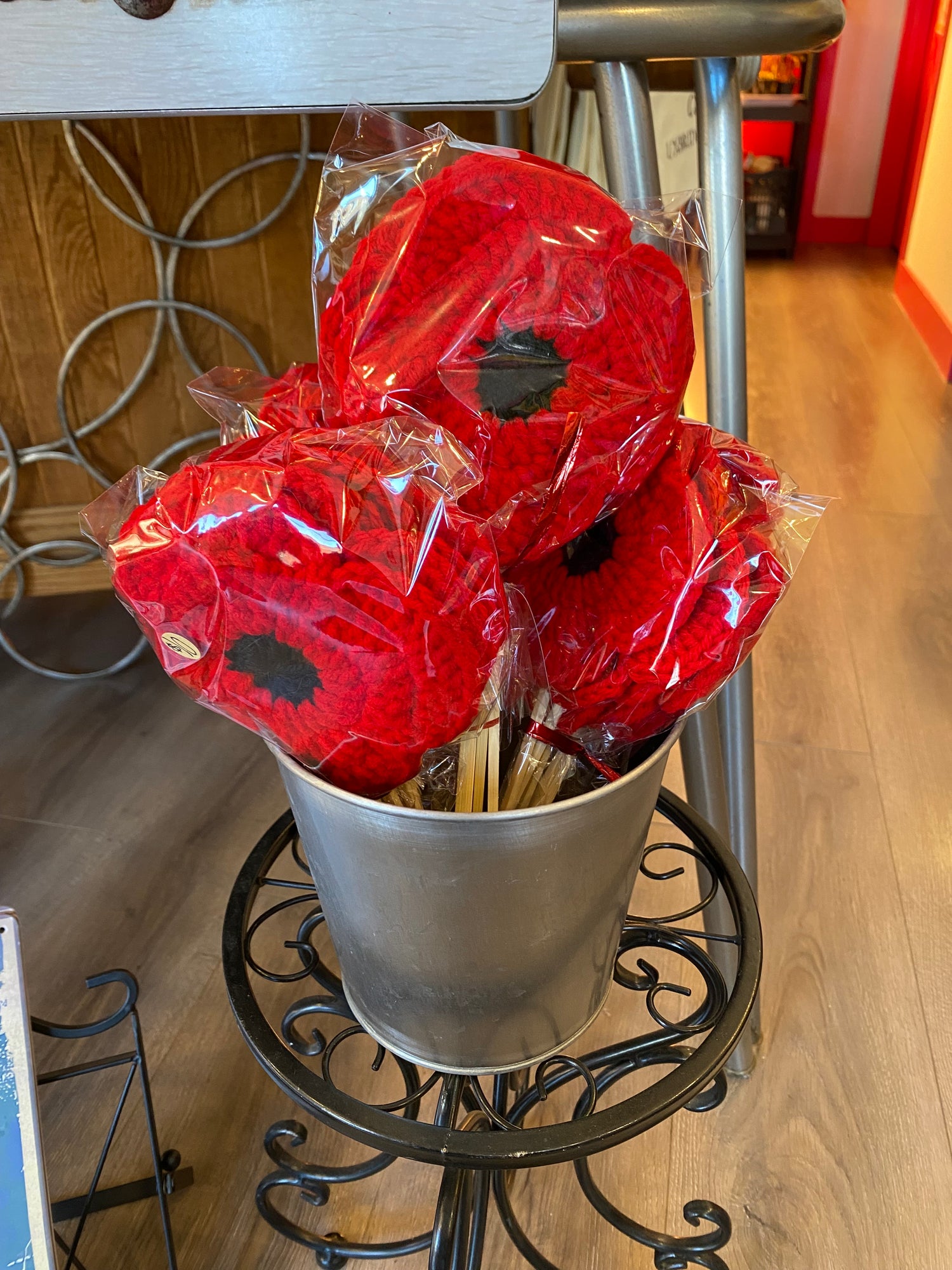 Crocheted Poppies