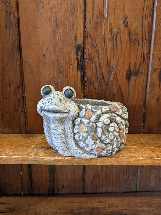 Snail Cement Planter 2"