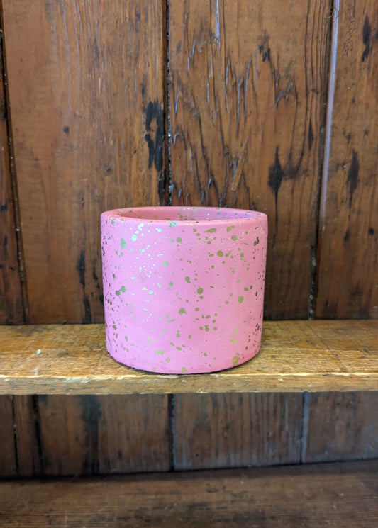 Mini Pot Pink Cement 2.5"