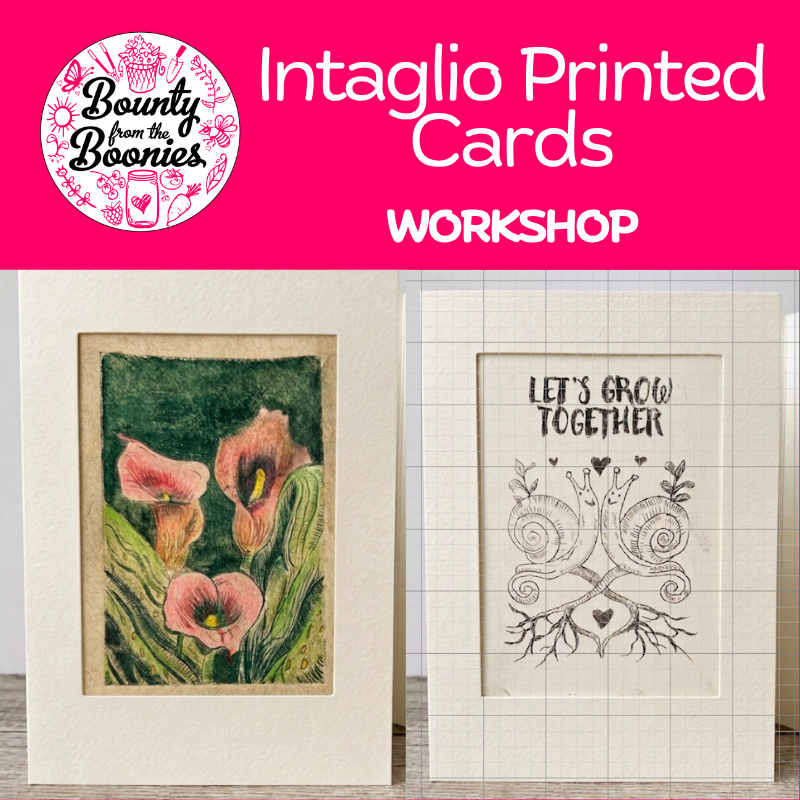 Intaglio Printed Cards Workshop