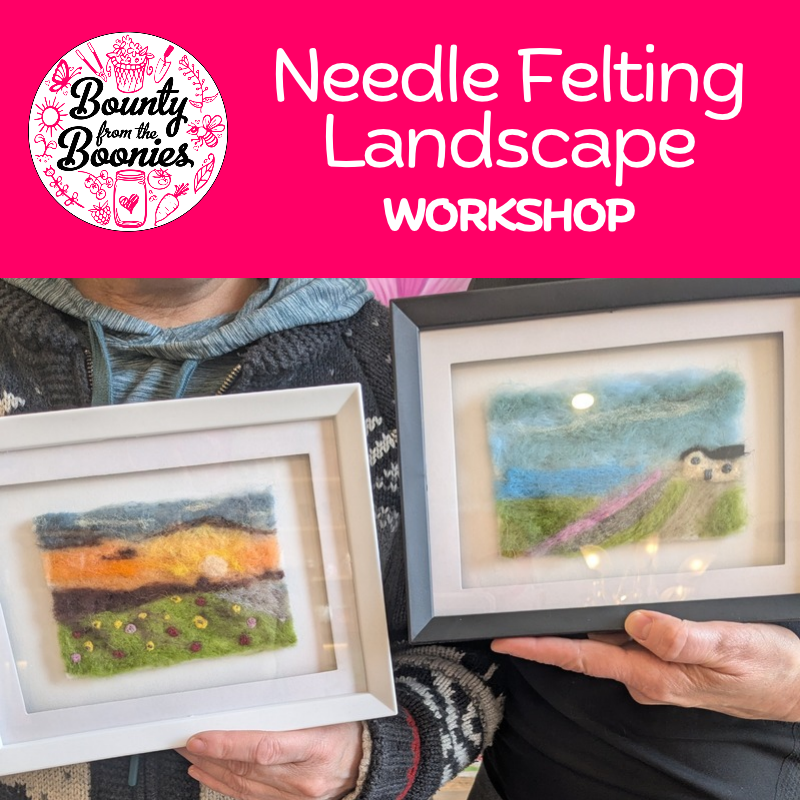 Needle Felting Landscape Workshop