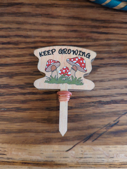 Sassy Plant Signs - Mushroom theme