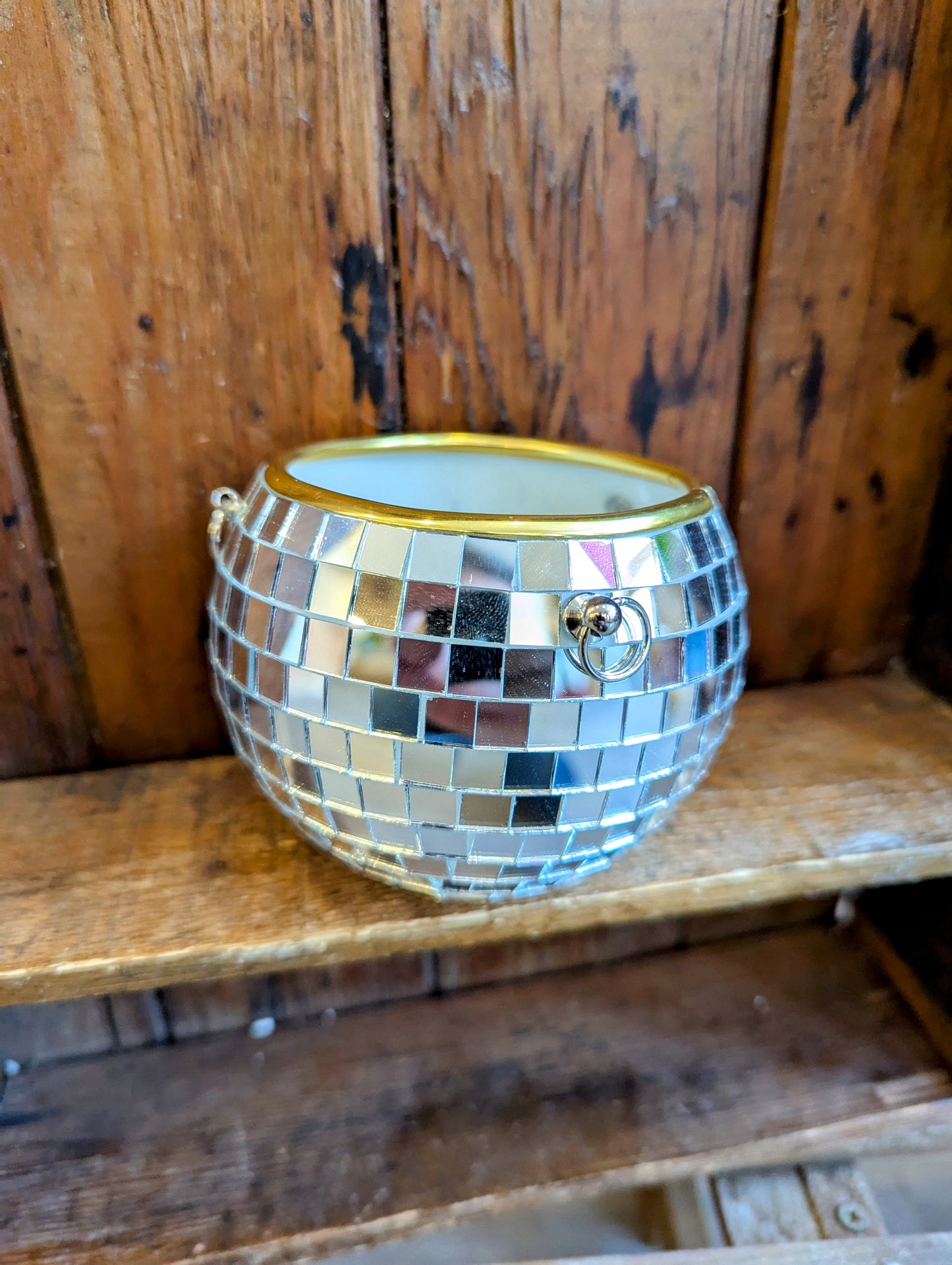 Disco Ball Planter