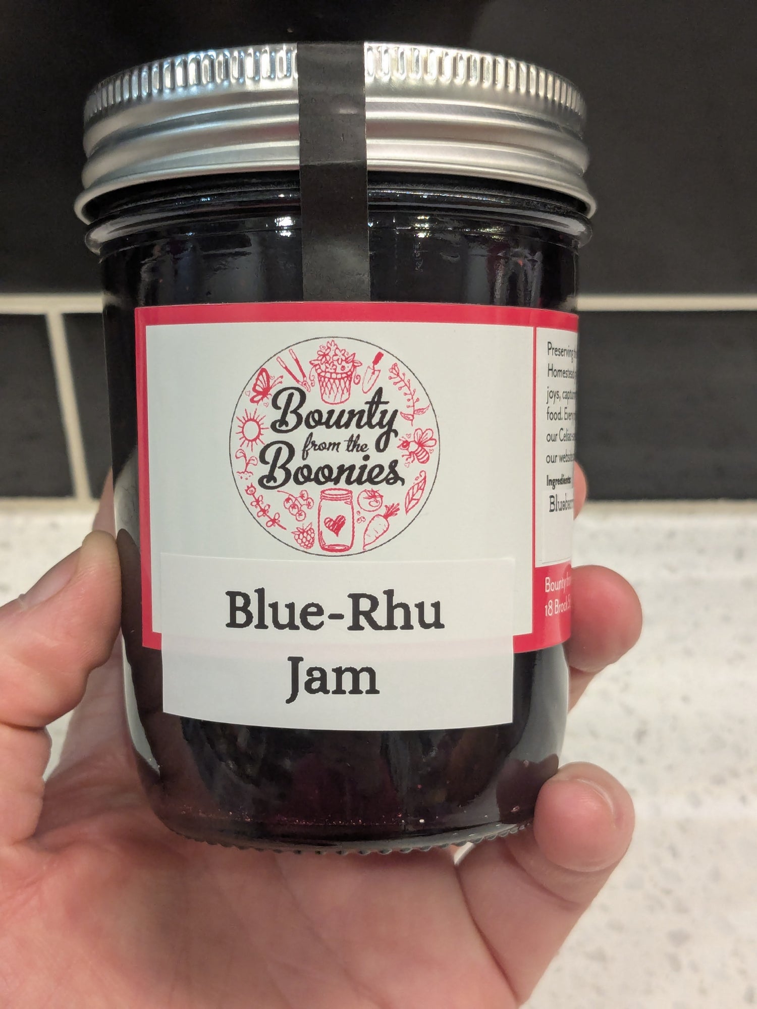 Blue-Rhu Jam 250 ml
