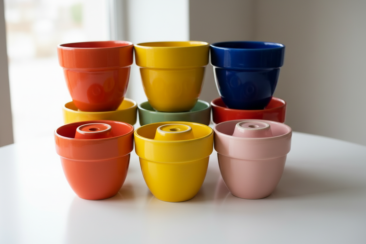 set pots upright